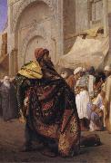 Jean - Leon Gerome The Carpet Merchant of Cairo painting